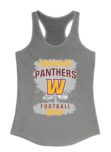 Wenatchee Panthers Football #6 Women's Tank Top