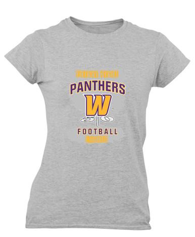 Wenatchee Panthers Football #6 Women's Premium SS T-Shirt
