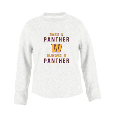 Wenatchee Panthers Once A Women's Sweatshirt
