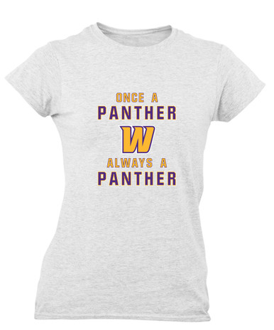 Wenatchee Panthers Once A Women's Premium SS T-Shirt