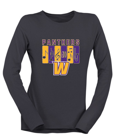Wenatchee Panthers Band # 2 Women's LS T-Shirt
