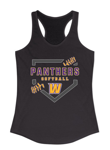 Wenatchee Panthers Softball #2 Women's Tank Top