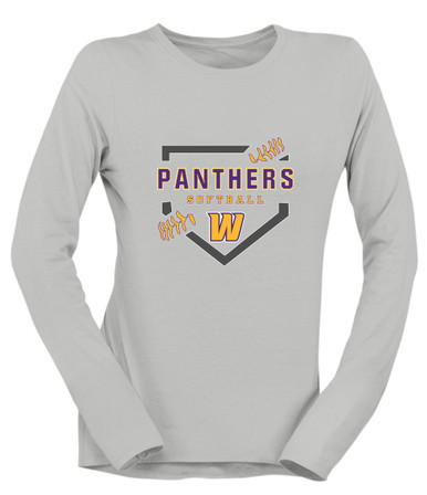 Wenatchee Panthers Softball #2 Women's Premium LS T-Shirt