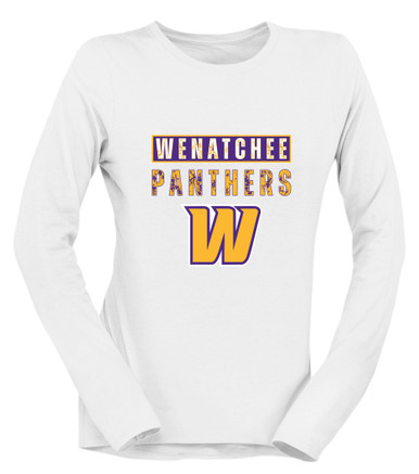 Wenatchee Panthers Mascot #9 Women's Premium LS T-Shirt
