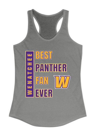 Wenatchee Panthers Best Panther Fan Women's Tank Top