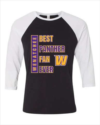 Wenatchee Panthers Best Panther Fan Women's Baseball T-Shirt