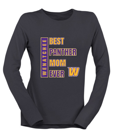 Wenatchee Panthers Best Panther Mom Women's Premium LS T-Shirt