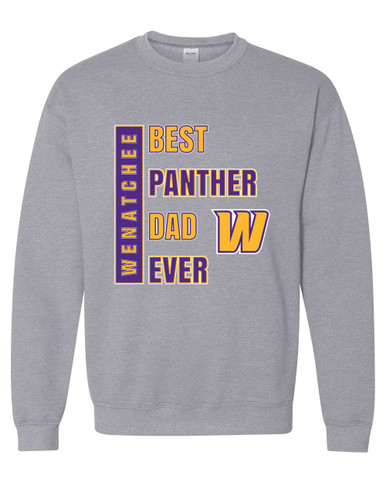 Wenatchee Panthers Best Panther Dad Men's Sweatshirt