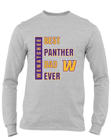 Wenatchee Panthers Best Panther Dad Men's LS T-Shirt
