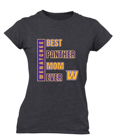 Wenatchee Panthers Best Panther Mom Women's SS T-Shirt
