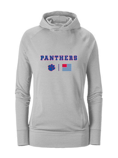 Hermitage Panthers Team Colors Flag Women's Hoodie