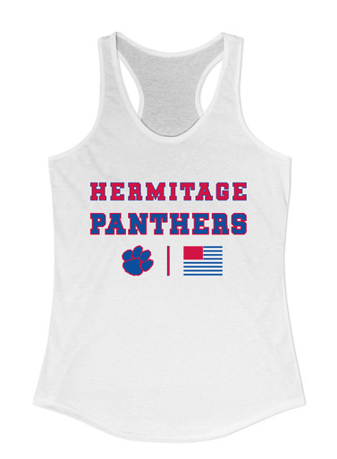 Hermitage Panthers Spirit Flag Women's Tank Top