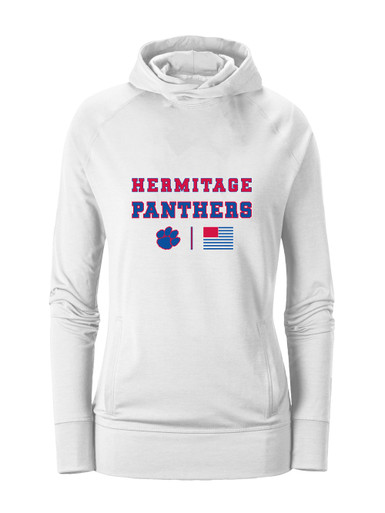 Hermitage Panthers Spirit Flag Women's Hoodie
