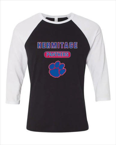 Hermitage Panthers Mascot #3 Women's Baseball T-Shirt
