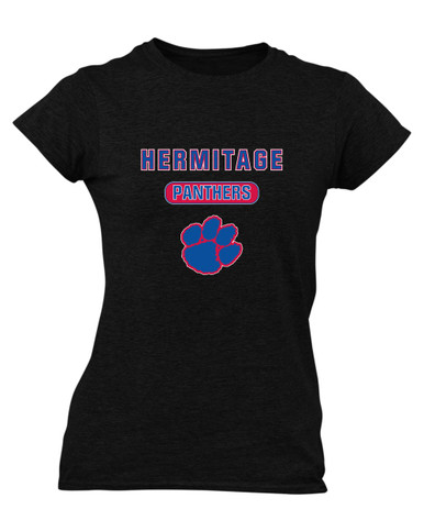 Hermitage Panthers Mascot #3 Women's Premium SS T-Shirt