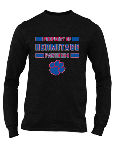 Hermitage Panthers Property Of Men's LS T-Shirt