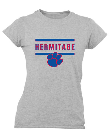 Hermitage Panthers Mascot #4 Women's Premium SS T-Shirt