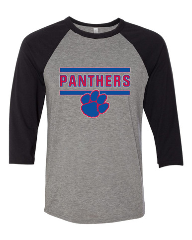 Hermitage Panthers Mascot #5 Men's Baseball T-Shirt