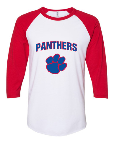 Hermitage Panthers Mascot #6 Women's Baseball T-Shirt