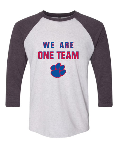 Hermitage Panthers We Are One Team Women's Baseball T-Shirt