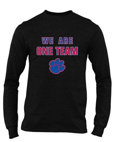 Hermitage Panthers We Are One Team Men's LS T-Shirt
