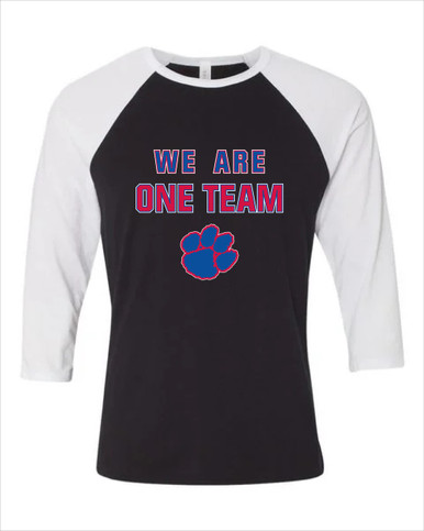 Hermitage Panthers We Are One Team Men's Baseball T-Shirt