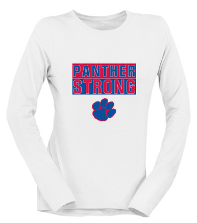 Hermitage Panthers Strong #1 Women's LS T-Shirt