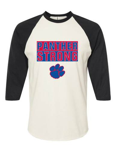 Hermitage Panthers Strong #1 Women's Baseball T-Shirt