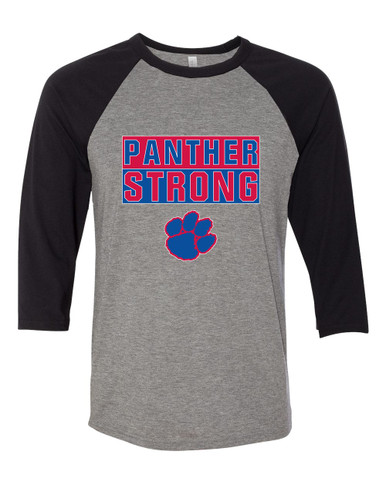 Hermitage Panthers Strong #1 Men's Baseball T-Shirt