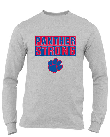 Hermitage Panthers Strong #1 Men's LS T-Shirt