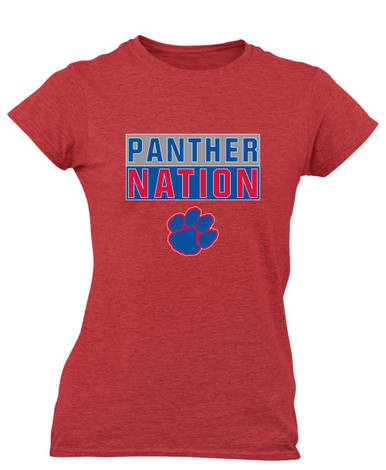 Hermitage Panthers Nation #1 Women's Premium SS T-Shirt