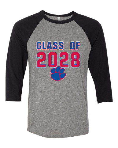 Hermitage Panthers Class of 2028 Men's Baseball T-Shirt