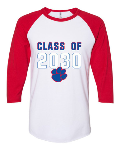 Hermitage Panthers Class of 2030 Men's Baseball T-Shirt