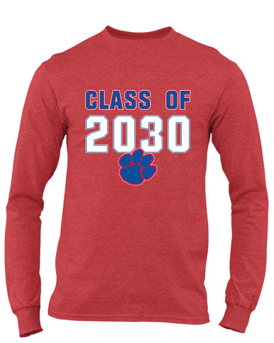 Hermitage Panthers Class of 2030 Men's LS T-Shirt
