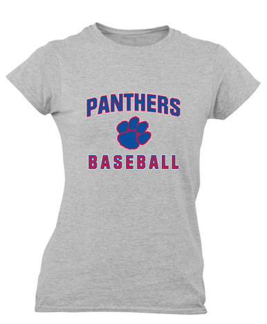 Hermitage Panthers Baseball #1 Women's Premium SS T-Shirt