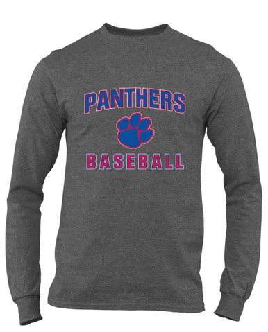 Hermitage Panthers Baseball #1 Men's Premium LS T-Shirt