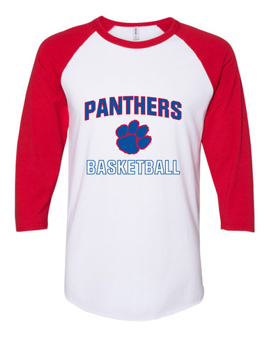 Hermitage Panthers Basketball #1 Women's Baseball T-Shirt