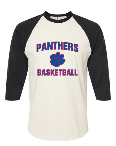Hermitage Panthers Basketball #1 Men's Baseball T-Shirt