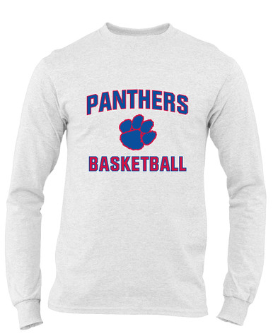 Hermitage Panthers Basketball #1 Men's LS T-Shirt
