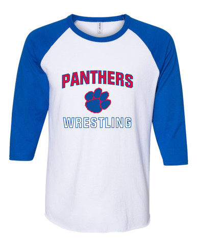 Hermitage Panthers Wrestling Women's Baseball T-Shirt