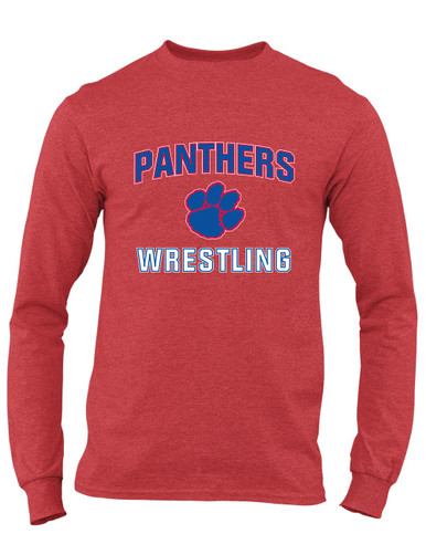 Hermitage Panthers Wrestling Men's LS T-Shirt
