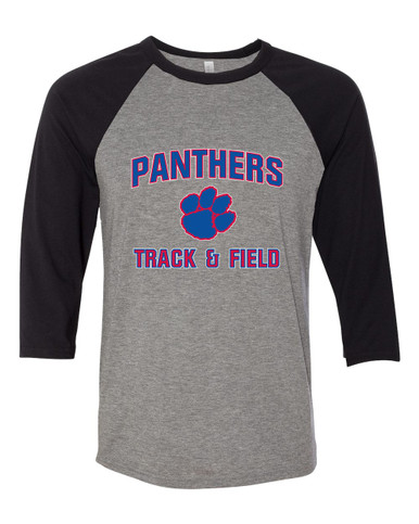 Hermitage Panthers Track & Field Women's Baseball T-Shirt