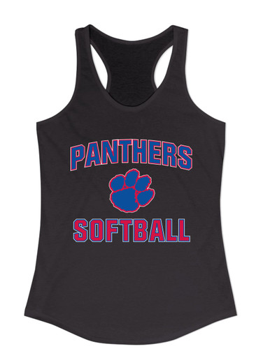 Hermitage Panthers Softball #1 Women's Tank Top