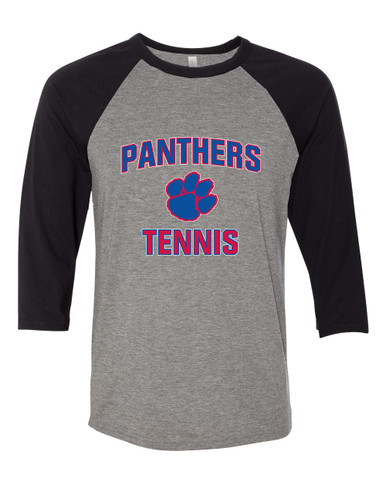 Hermitage Panthers Tennis Women's Baseball T-Shirt