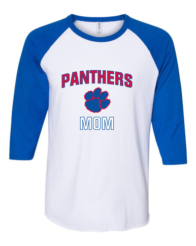 Hermitage Panthers Mom Women's Baseball T-Shirt
