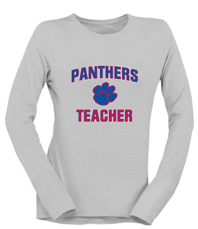 Hermitage Panthers Teacher Women's LS T-Shirt