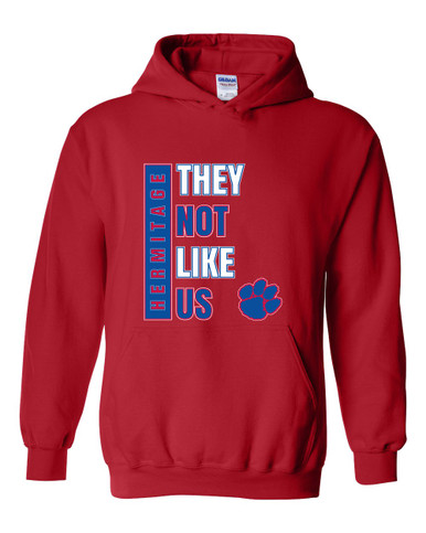 Hermitage Panthers They Not Like Us #1 Men's Hoodie