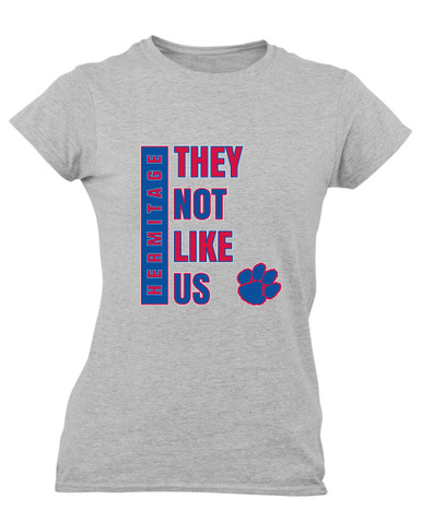 Hermitage Panthers They Not Like Us #1 Women's SS T-Shirt
