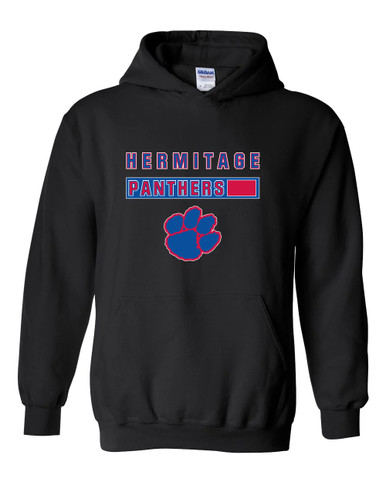 Hermitage Panthers Mascot #7 Men's Hoodie