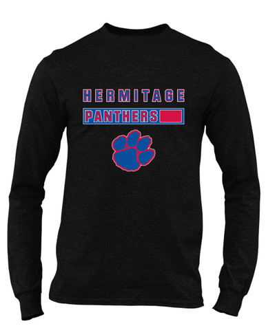 Hermitage Panthers Mascot #7 Men's Premium LS T-Shirt